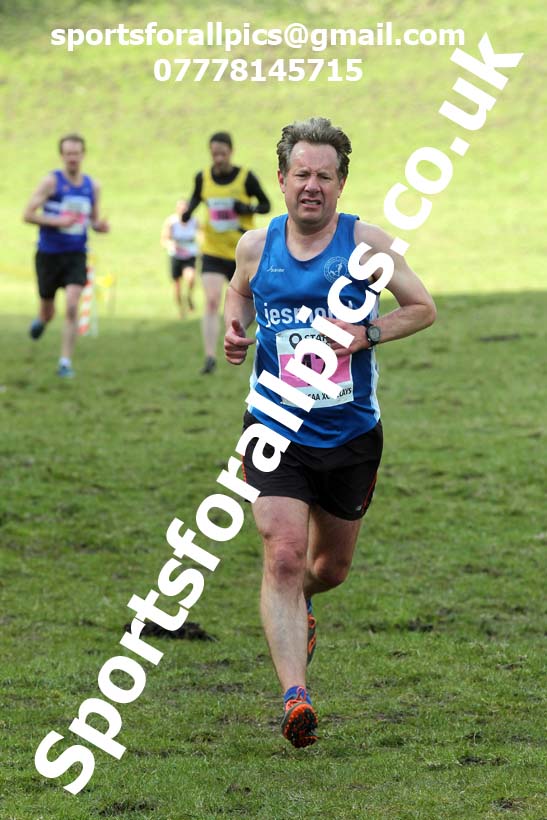 Masters men 2021 NECAA Cross Country Relays, Thornley Farm, Peterlee, Saturday, April 10th. Photo: David T. Hewitson/Sports for All Pics